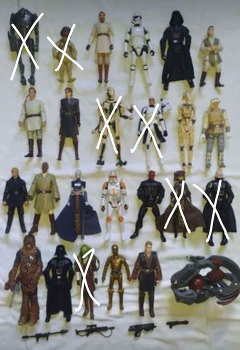Star Wars Action Figures e outros