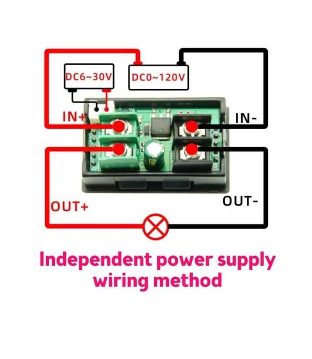 ВаттАмпер метр DC120V 20A новий