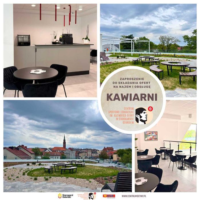 Oferta - najem i obsługa kawiarni w CSE im. K. Deyny w Starogardzie Gdańskim