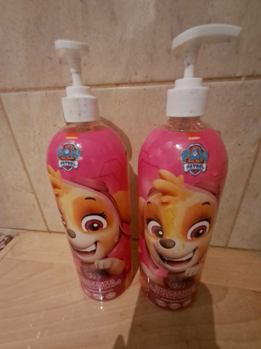 2 x Paw Patrol Shower Gel & Shampoo 2w1 1L + pianka do mycia rąk