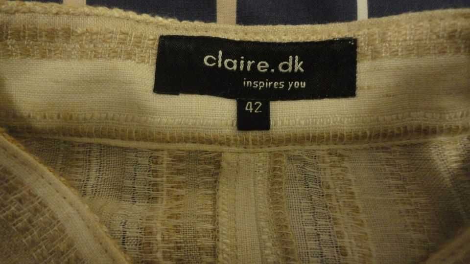 Túnica de senhora bege Claire.dk