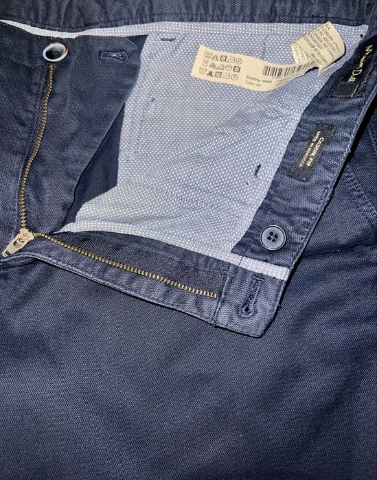 темно-сині штани-чінос Massimo Dutti