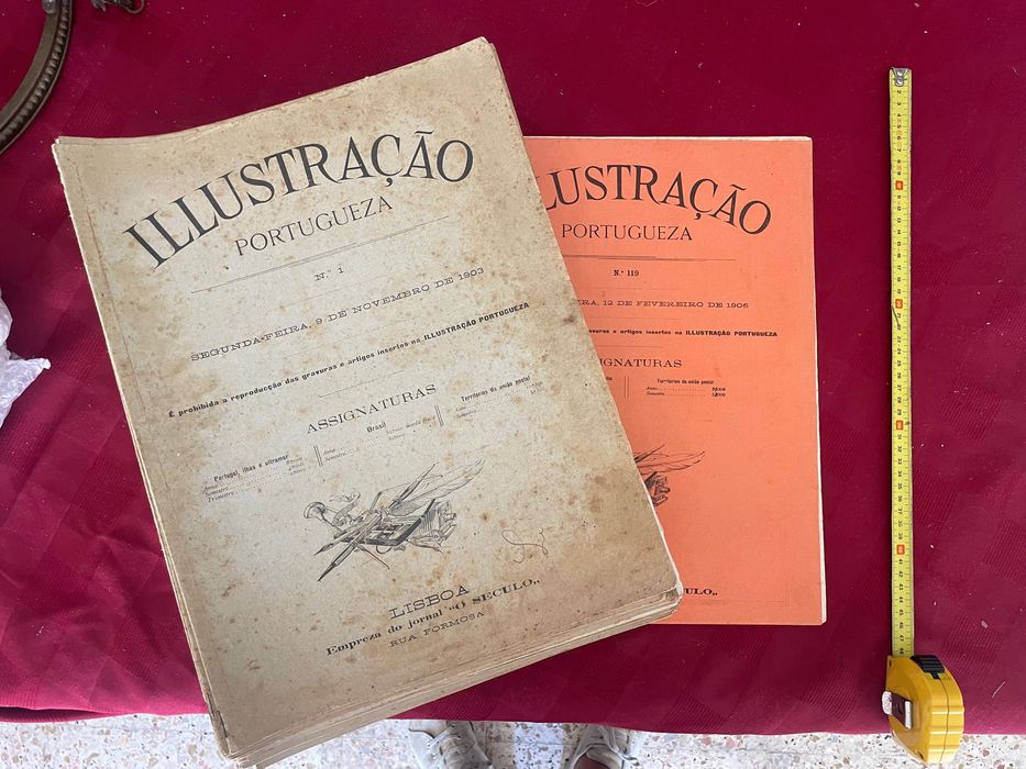 Revista "Ilustração Portuguesa" serie 1 (119 revistas)