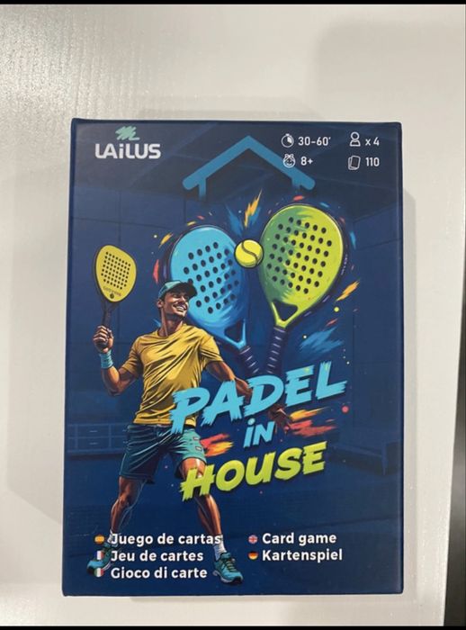 Jogo cartas Padel in house