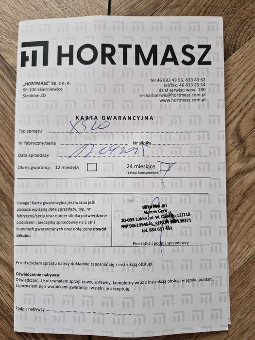 Glebogryzarka Hortmasz