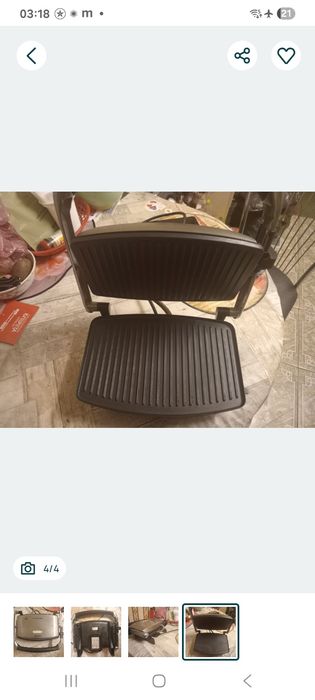 Электрогриль Ariete (куплена в Италии) состояние 5/5