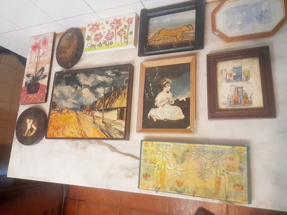 Conjunto de Quadros e Artigos Decorativos444209804063559680