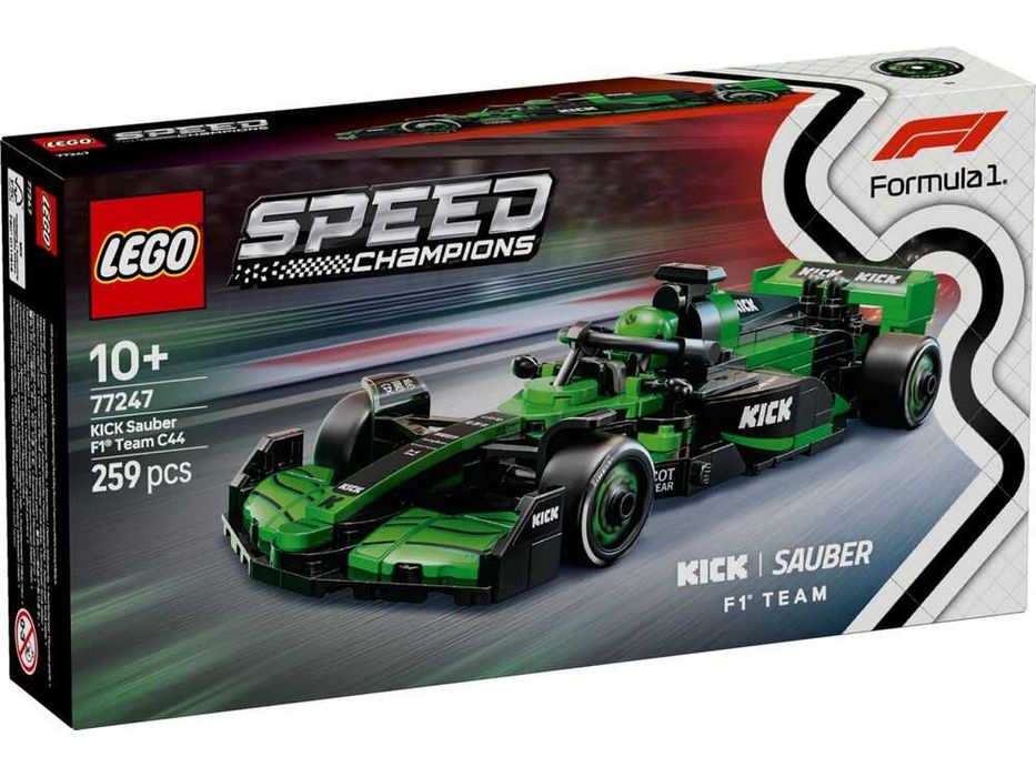 Новий Lego Speed Champions 77247 KICK Sauber F1 Team C44 Race Car