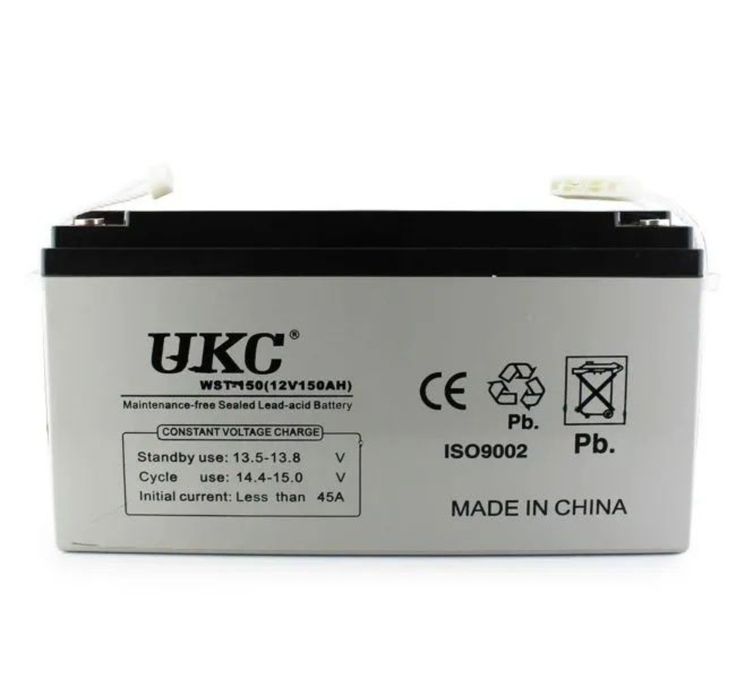 Аккумулятор батарея UKC 12V 7Ah 9Ah 12Ah 18Ah 24Ah 120Ah 150Ah