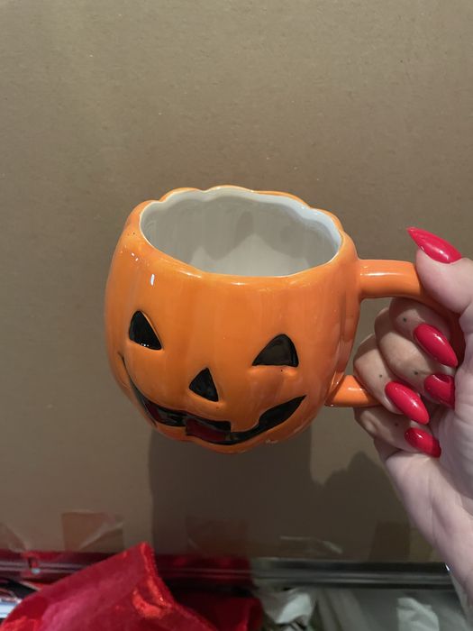 Kubek halloween dynia jesien