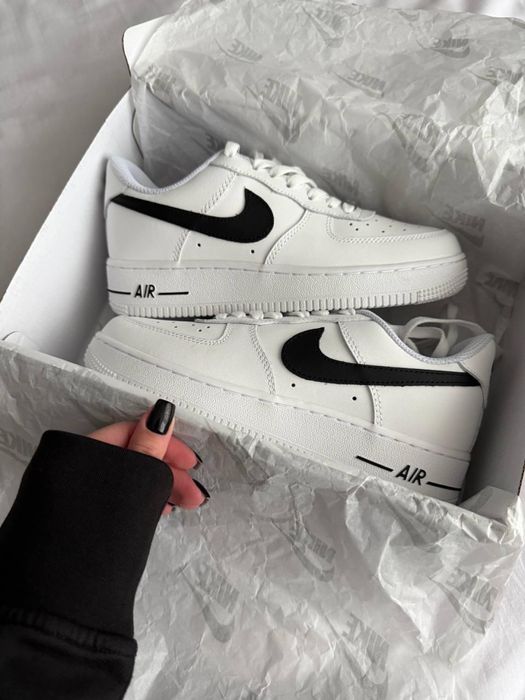 Nike Air Force Low White Black, найк