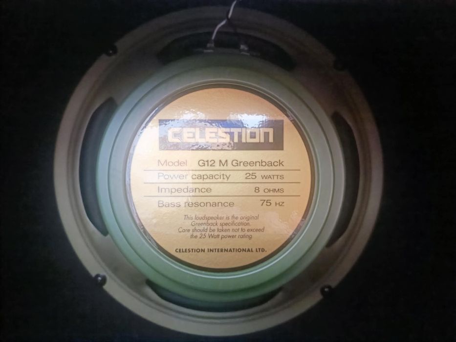 Coluna Harley benton 1x12 Celestion greenback