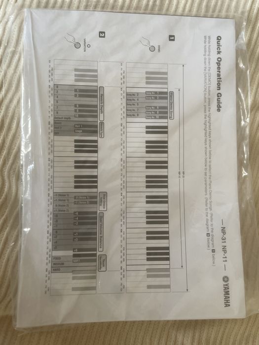 Teclado Yamaha Piaggero NP-11