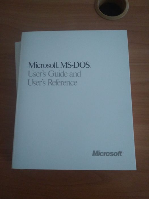 Microsoft MS-DOS User's Guide and User's Reference
