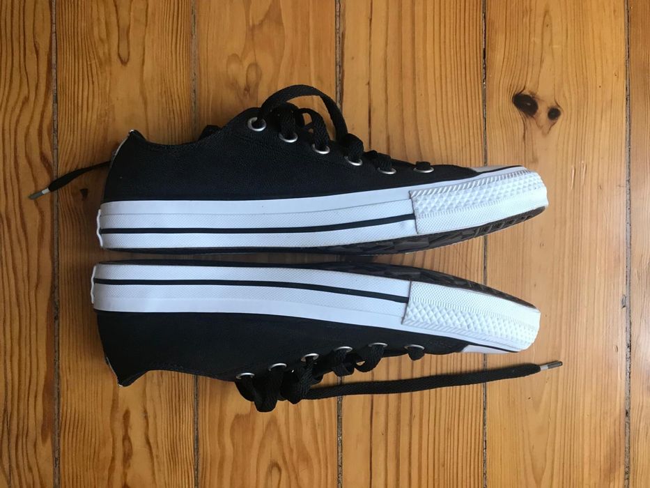 Tenis All Star pretos (de pele) NOVOS