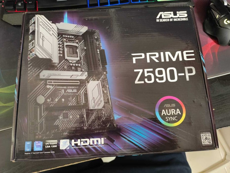 Kit PC: Intel i7 11700K + ASUS PRIME Z590-P + 32GB RAM DDR4 (2x16GB HyperX 3200MHz)
