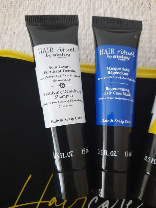 Sisley Hair Rituel - maska, szampon, la creme + kosmetyczka