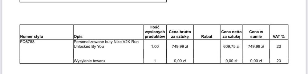 Nike V2K RUN męskie 42