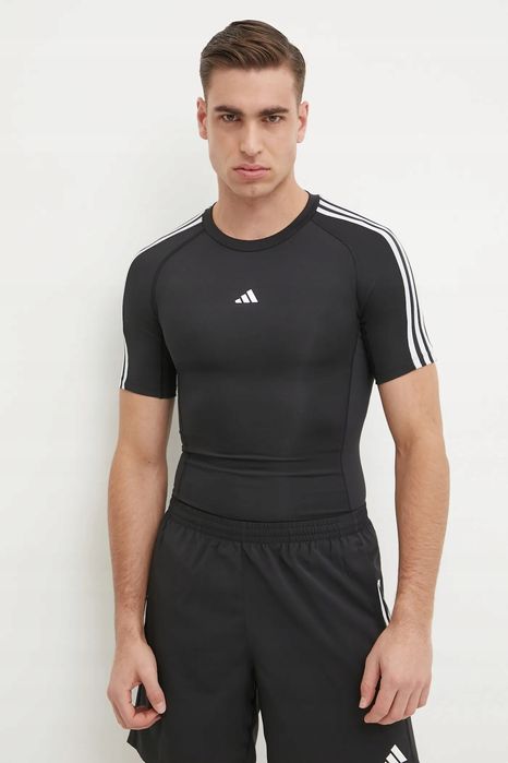 Adidas 36 S T-Shirt Męski In5588 Techfit Czarny Koszulka D2527