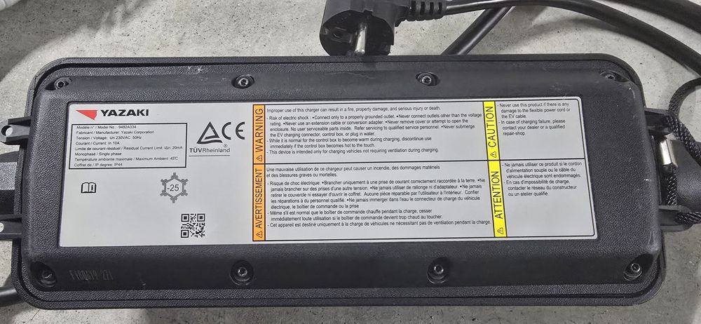 Carregador carro elétrico / híbrido Yazaki