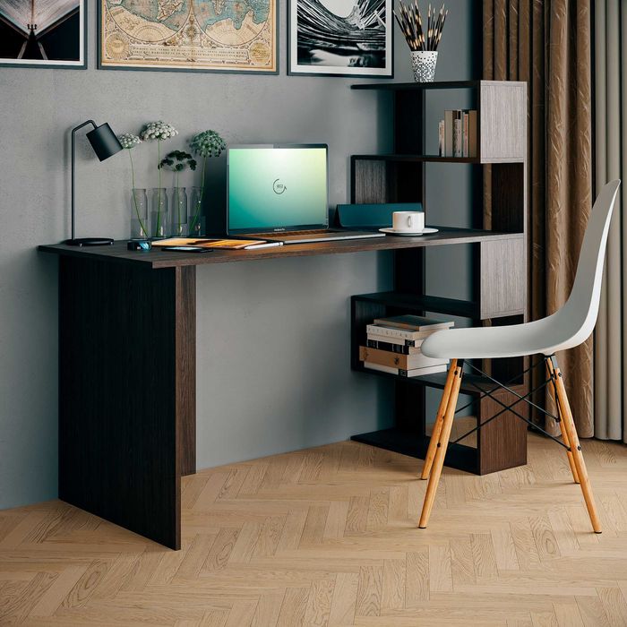 Стол компьютерный с полками (стеллажем) СТК-05. АКЦИЯ!