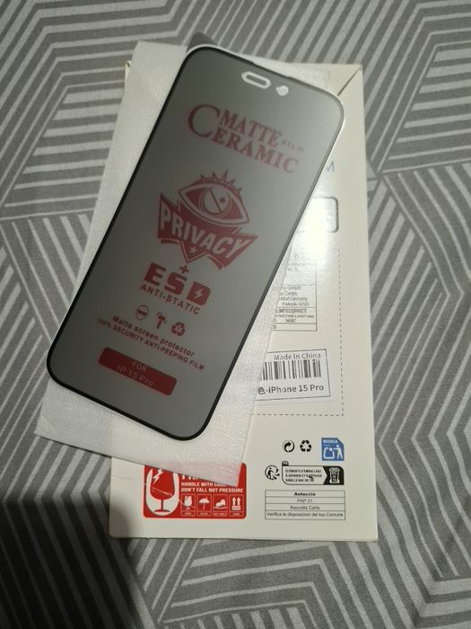 Pelicula matte iphone 15 pro