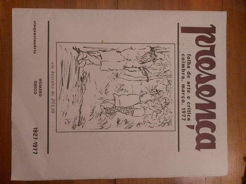 Revista Presença folha de arte e crítica