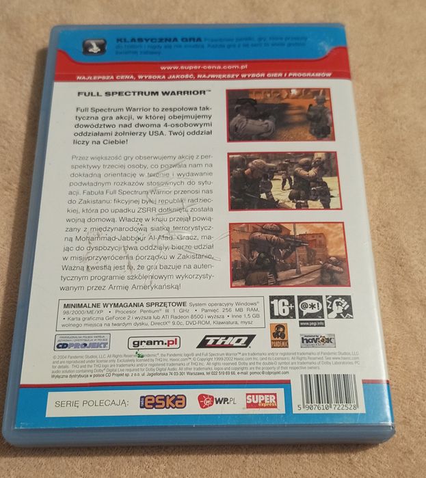 Gra PC Full Spectrum Warrior