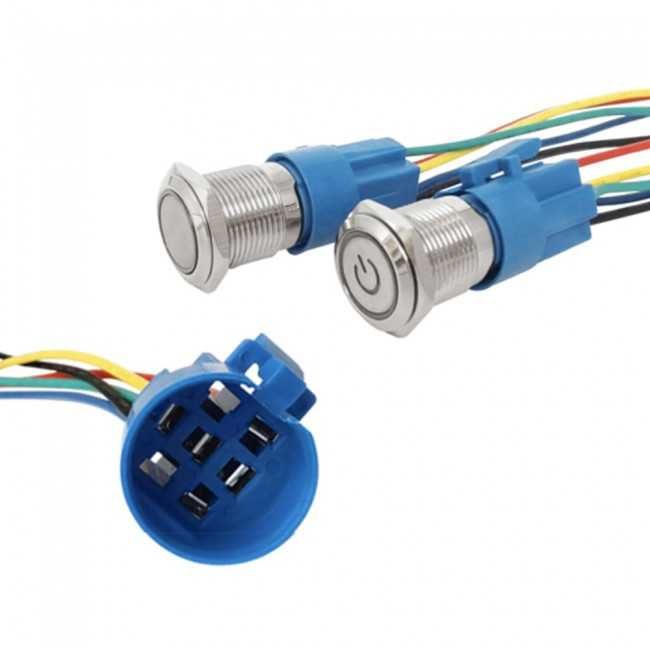 Разъем для металлической анти-вандальной кнопки TYJ16-261 16мм