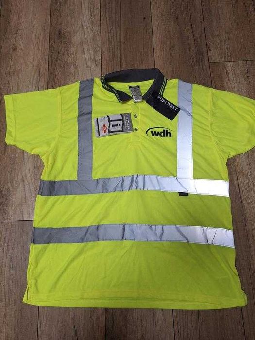 Нова Футболка поло світловідбиваюча Portwest s477, розмір XL