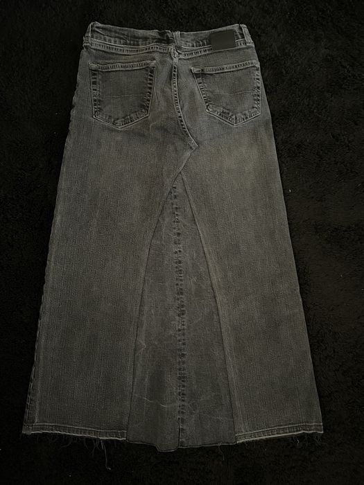 джинсова спідниця максі y2k