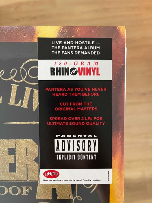 2LP Pantera - 101 Proof Official Live
