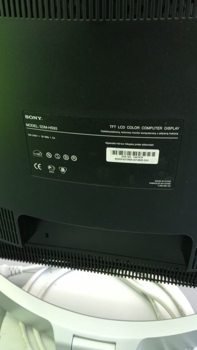 Monitor de Computador 19 polegadas — Sony SDM-HS93446442643139471363