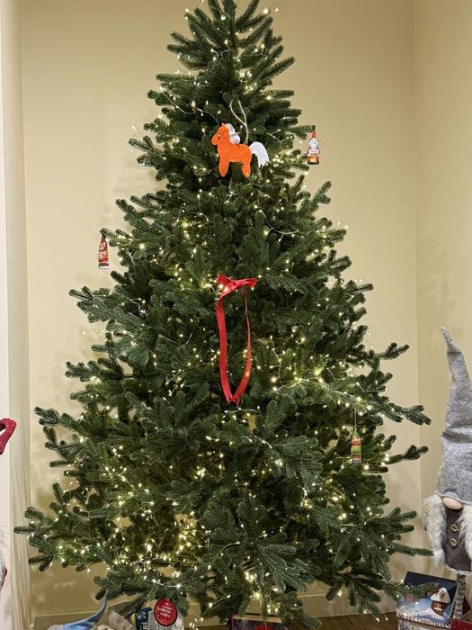 Віденська зелена 2,1 м  штучна лита ялинка преміум якості Сіга Груп