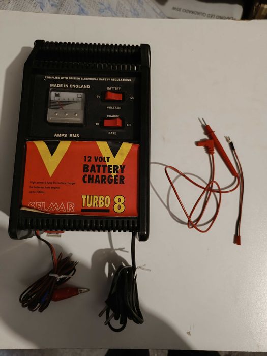 Carregador de Bateria 12V Turbo 8