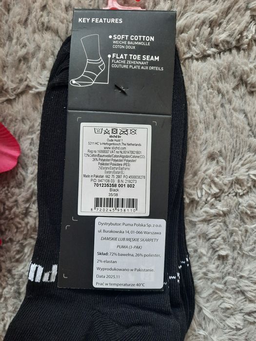Skarpety Puma 3-pak rozm 35-38