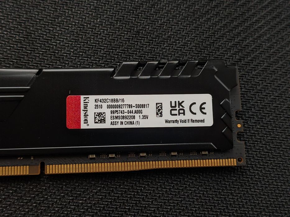 Kingston Fury DDR4 32GB [2x16] 3200MHz Оперативна пам'ять