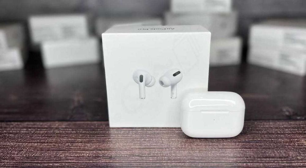 Airpods Pro с шумоподавлением 1в1 Беспроводные Наушники +чехол