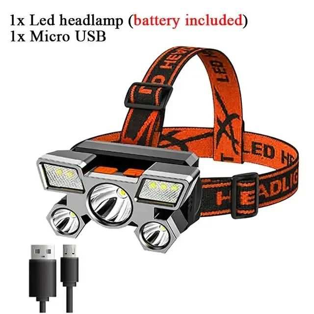 Налобний ліхтарь светодіодний 18650HEAD LIGHT, налобний фонарик