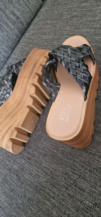 Klapki Koturny NOWE, Buty Damskie