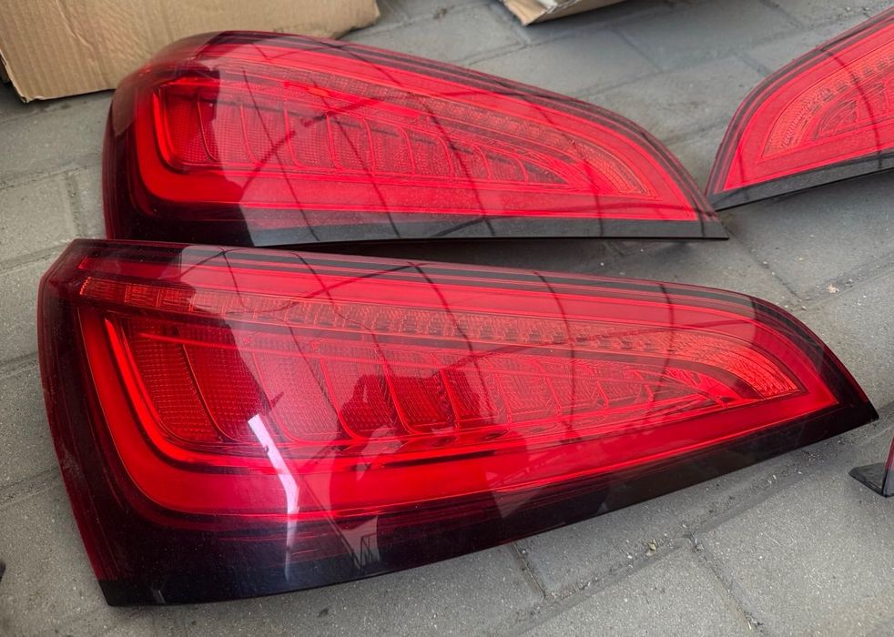 Audi Q5 8r lift lampy tylne lewa prawa Europa neon led igła komplet