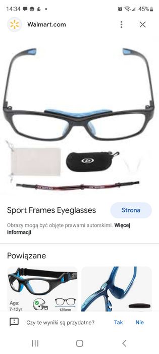 Sportowe okulary ochronne antypoślizgowe