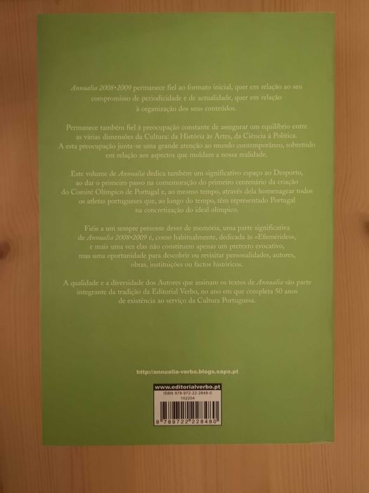 Annualia 2008/2009 - Verbo