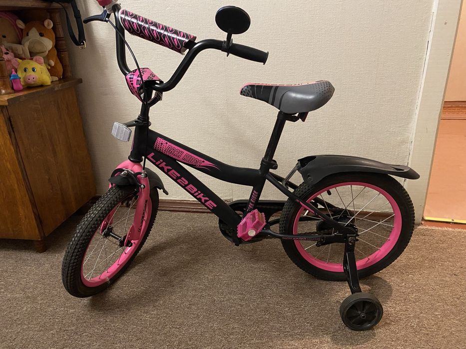 Дитячий велосипед LIKE2BIKE з допоміжними колесами