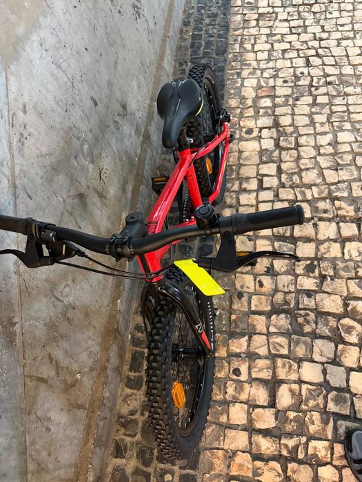 Bicicleta Rockrider BTT EXPL 900R 6-9 Anos Vermelha Nova