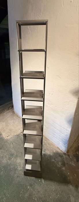 Metalowy stojak regał z 10 półkami - 128 cm - Loft / Industrial