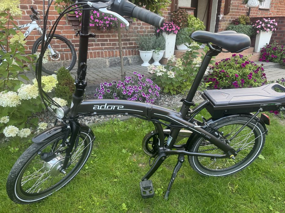 Rower elektryczny skladak z Niemiec