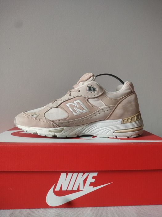 Buty New Balance 991 Beżowe Sneakersy Made in UK Retro Rozmiar 38