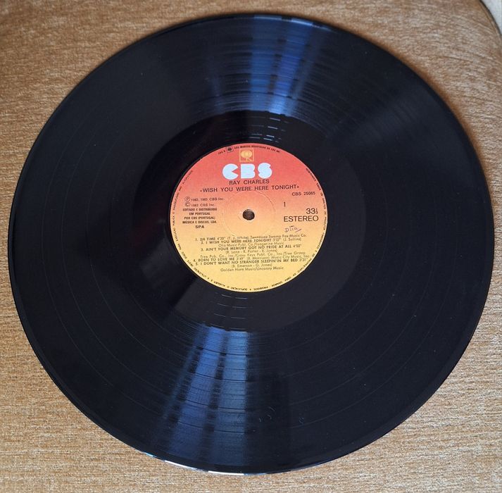 Vinil LP - RAY CHARLES "Wish you were here tonight", 1983