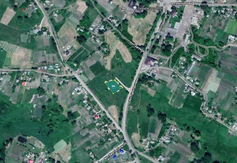 Любарці Земельна ділянка 15 соток